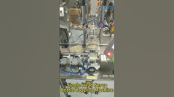 Fully Automatic Servo-Driven Screw Capping Machine: High-Speed Single Head Design for Industrial Use
