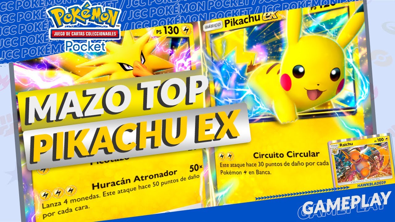 ¡Mazo TOP con Pikachu EX y Zapdos EX! ⚡ Pokémon TCG Pocket - YouTube