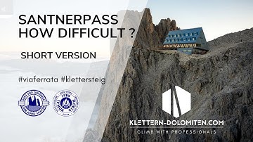 Via Ferrata Santnerpass – How Difficult Is It? (Short Version)