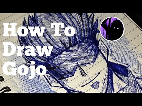 How To Draw Gojo ️|| How To Draw Like Shadow YT🔥|| #gojosatoru #sketch ...