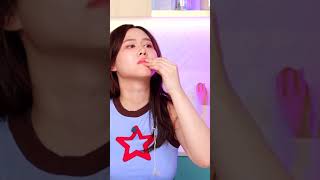 She was HIDING IT IN HER NOSE 😭 [BLOOPERS] #shortsfeed #funny #minimoochi