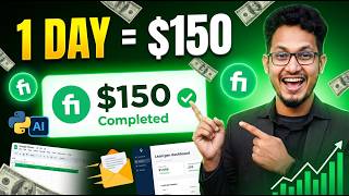 Fiverr-এ ১ দিনে $150 Income! AI দিয়ে Lead Generation Project Complete করলাম