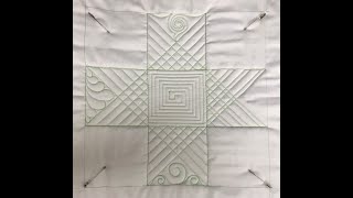 Aula 2 de 4 - Quilting com régua no bolco &quot;Nine Patch&quot;