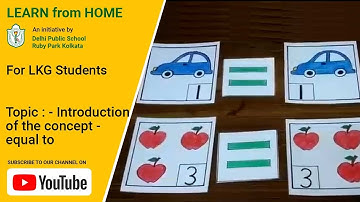 LKG | Premath Concept - Equal to | DPS Ruby Park, Kolkata