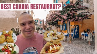 The Best Greek Food in Chania Crete? Eating at The Well of The Turk | Mediterranean Food