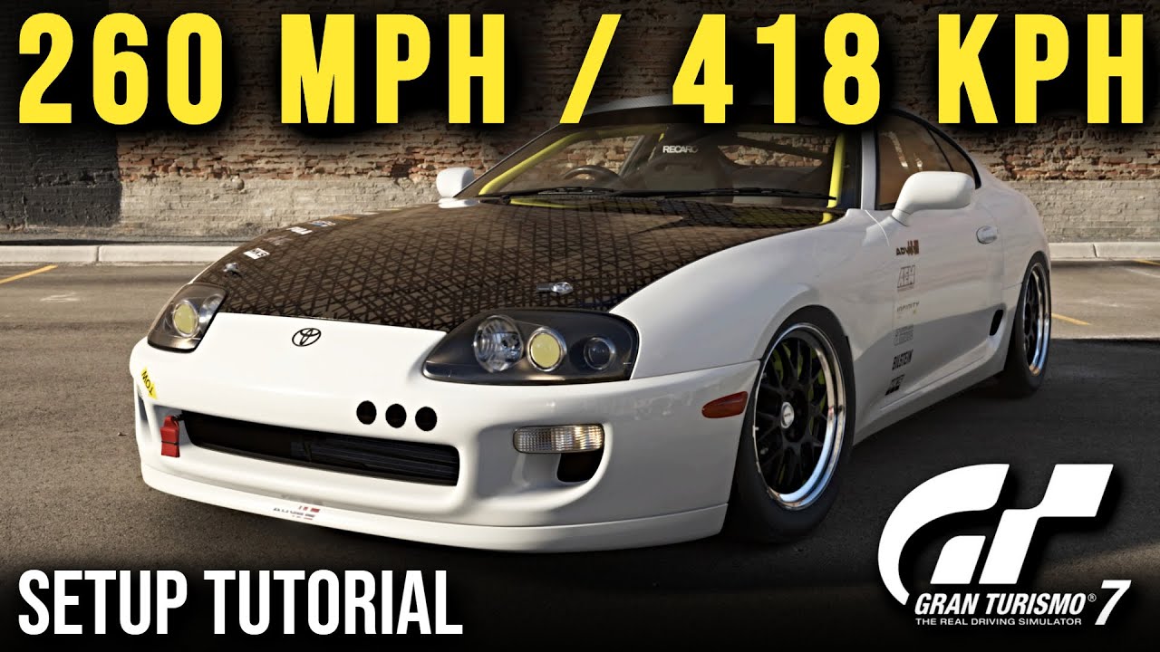 GT7 260 MPH 418 Kmh Toyota Supra Speed Tune Setup Tutorial YouTube gt7-260-mph-418-kmh-toyota-supra-speed-tune-setup-tutorial-youtube