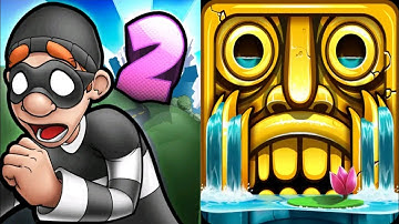 Robbery Bob 2 vs Temple Run 2 Gameplay Android,ios Part 8