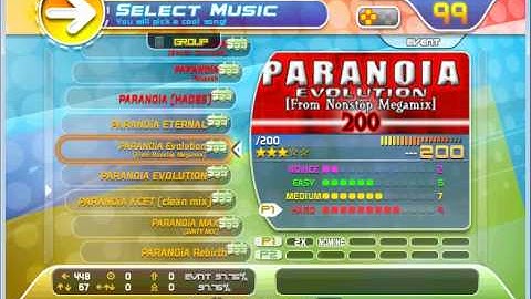 Triple SSS on all Official Paranoia Songs On Hard aka Heavy