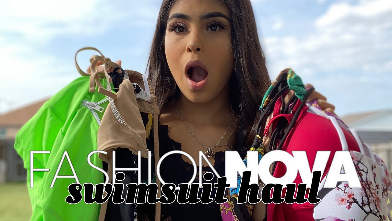 Fashion Nova Swimsuit Try On Haul YouTube