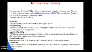 6TH | COMP | Cryptography & Network Security C | Ch 5 | INTERNET SECURITY PROTOCOLS |  part 2
