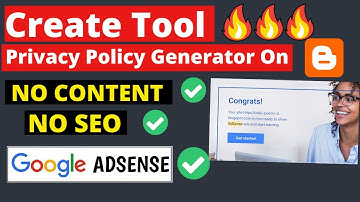 Create Privacy Policy Generator Tool ( Script ) On Blogger | Tool Website Kase Banaye 2022 ?