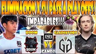 BOOM VS GLADIATORS BO3[GAME 2]ELIMINACION- PAKAZS VS CCNC, DYRACHYO-PGL WALLACHIA SEASON 1-DOTA- ESB