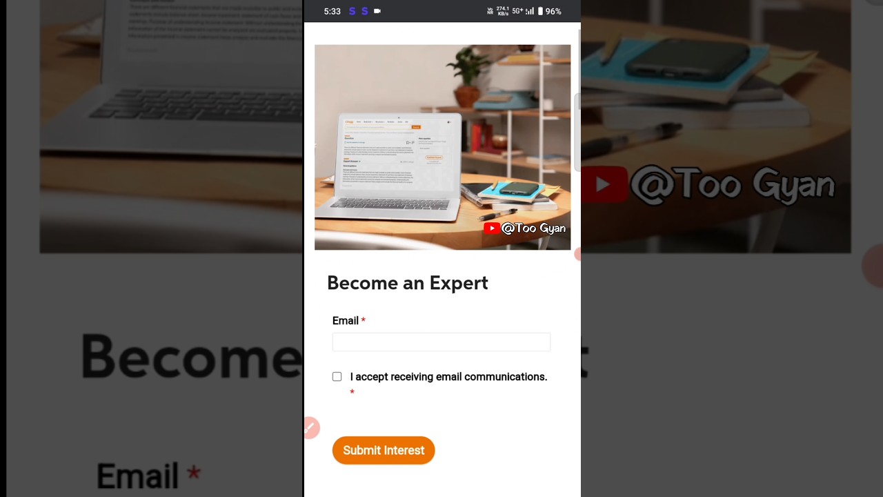 chegg registration process 2025 | How to create chegg account for earning | Toogyan