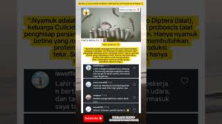🔴FAKTA TERBARU -PEJELASAN ILMIAH TENTANG  SIKLUH NYAMUK ‼️DI DESKRIPSI #faktaunik #2025 #feedshorts