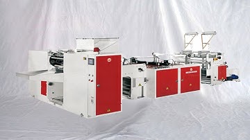 Biodegradable plastic star seal garbage bags on roll making machine fully automatic production line
