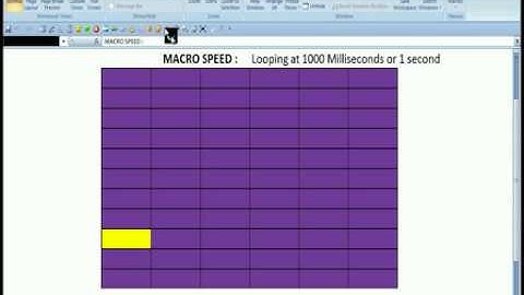 Excel Blinking Macro Part 1