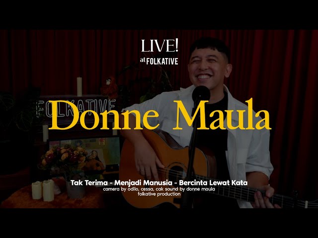 Donne Maula Acoustic Session | Live! at Folkative class=