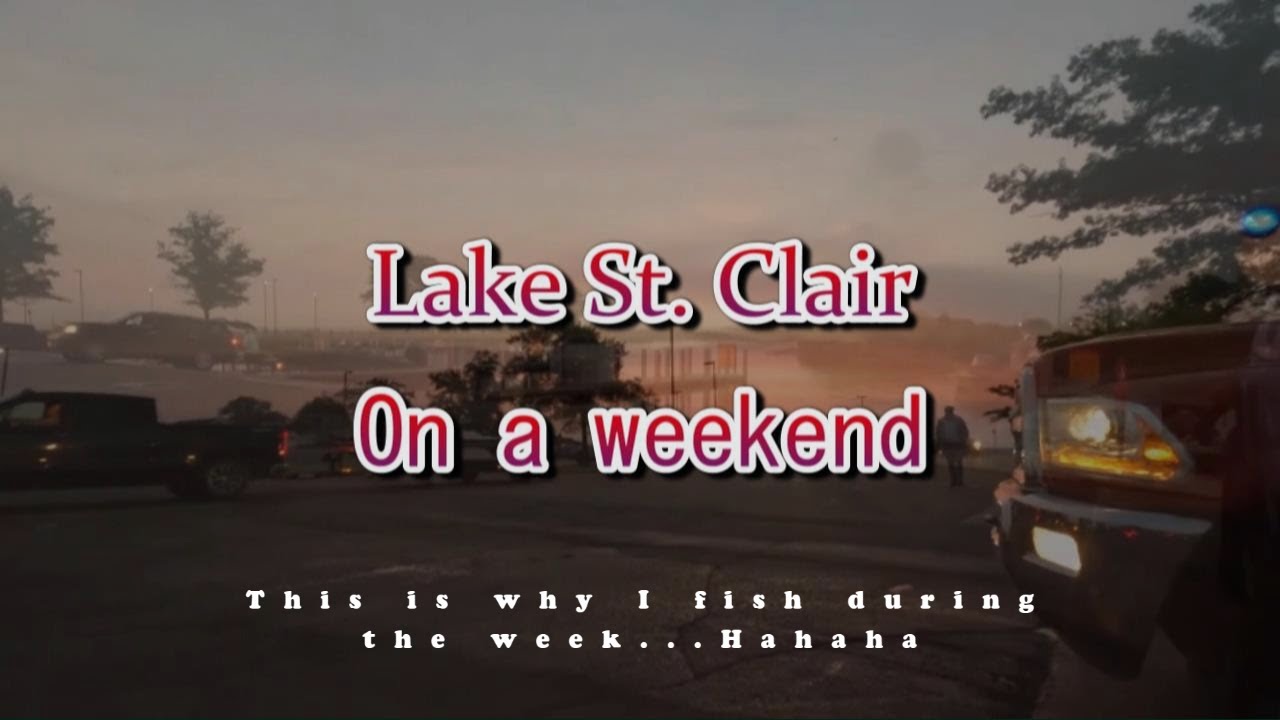 Bass Fishing Lake St. Clair Flat’s on a Weekend