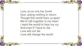 Céline Dion - Live for the One I Love Lyrics