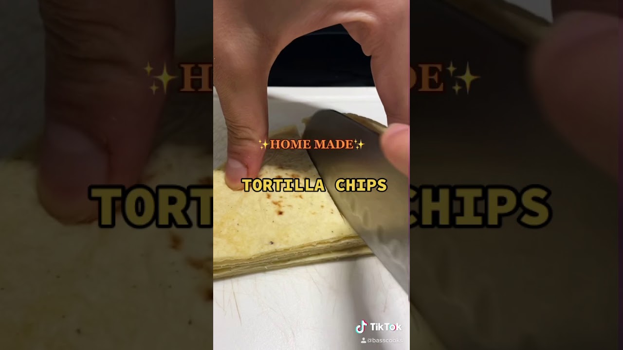 Airfryer Home-made Tortilla Chips in under 15 minutes