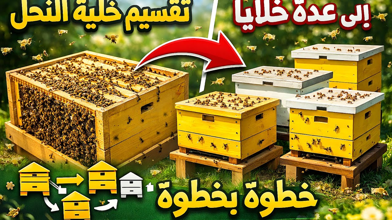 ⚠️ لا تقسّم خلية النحل قبل أن تعرف هذه الحركة… نحّالون كثيرون خسروا خلاياهم بسببها