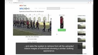 LETSCROWD Project - Person Re-Identification (Human Centred Computer Vision Tool)