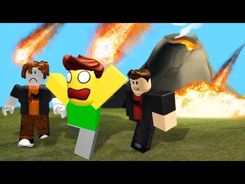 Escape The Erupting Volcano Roblox Youtube - escape the volcanic island roblox