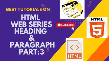Heading and Paragraph Html in hindi|Web Design Series Part:3|Technical Skills