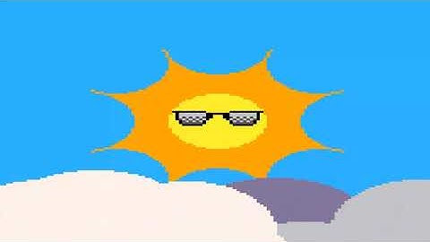 the sun what how ANIMATION by Ummmm ok PICO 8 Fantasy Virtual Console Lexaloffle Games com