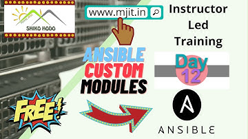 How to Create Ansible Custom Module with Example | Ansible Tutorial for Beginners | ILT | Part 12