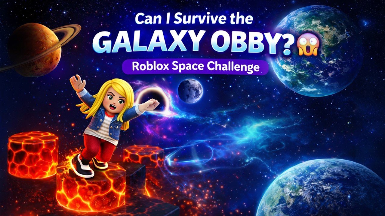 Can I Survive the Galaxy Obby? 😱🌌 | Roblox Space Challenge