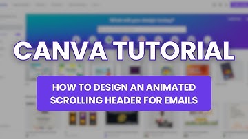 CANVA HACK: How to design an animated header for email campaigns