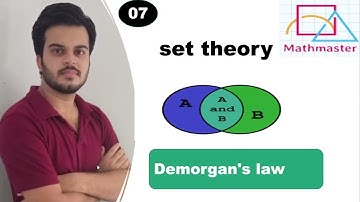 #set theory|#DeMorganlaws|#11thclass mathematics|#Mathmaster