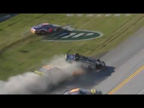 Ryan Newman Flip at Talladega 2009 Amp Energy 500 ...