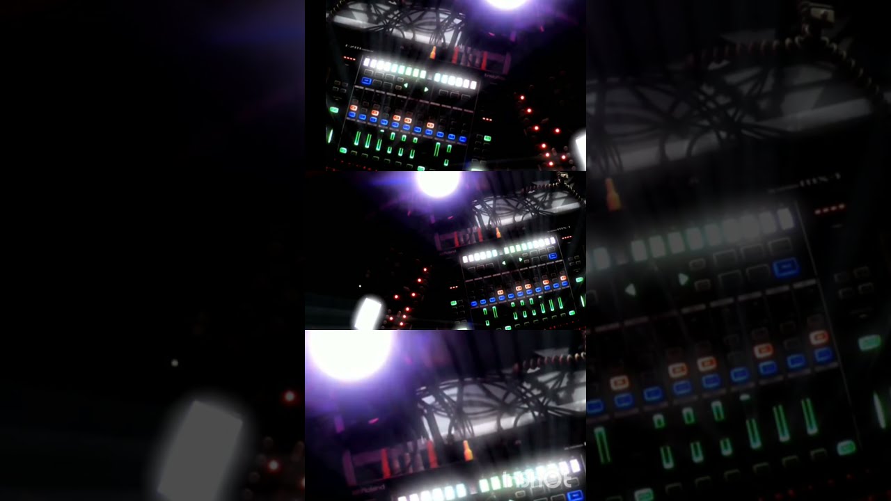 IS THIS A UFO SIGHTING OR MY STUDIO AM I SPACE ALIEN Groovebox Lights Synth Guitar