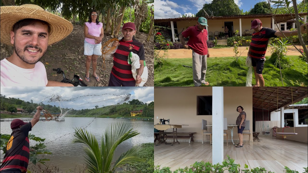 DE ONDE VEIO ESSES PEIXES QUE MEU PAI PEGOU? DESSE TAMANHO AINDA NÃO TINHA PEGO !!! 