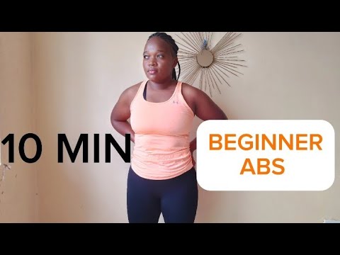 10 MIN BEGINNER ABS WORKOUT AT HOME NO EQUIPMENT / NO REPEATS - YouTube