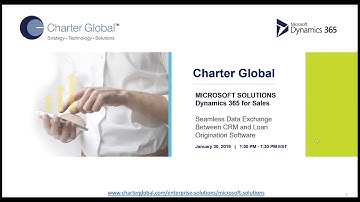 Seamless CRM & Loan Origination Software Integration | Microsoft Dynamics 365 Webinar