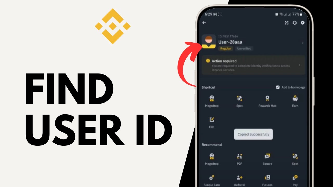 How to find Binance User ID - YouTube