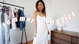 summer clothing basics haul | easy outfit ideas