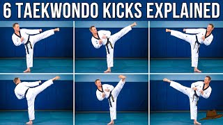  Learn 6 Taekwondo Kicks in 4 Minutes