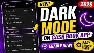 How to Enable Dark Mode on Cash Book App | Cash Book Dark Theme Guide screenshot 5