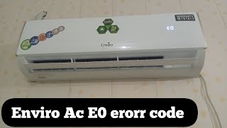 Enviro Ac E0 erorr code | hindi & urdu