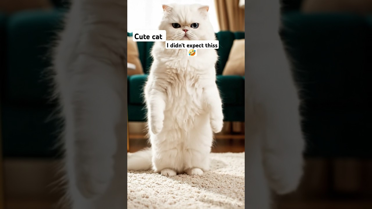 cat walk trending video () 