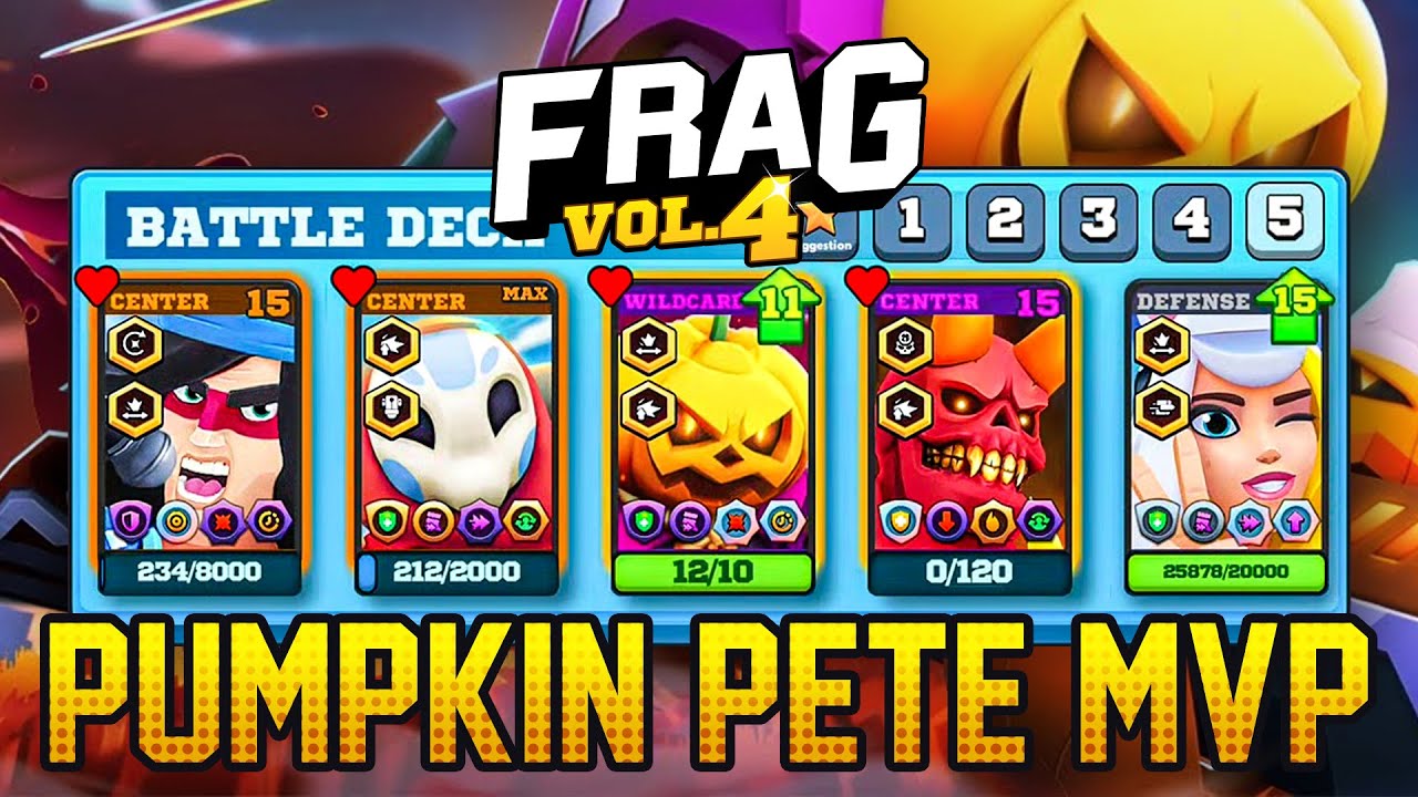 Pumpkin Pete MVP | Club War | Pumpkin Pete Gameplay 😍❤️‍🔥🔥 Frag Pro Shooter
