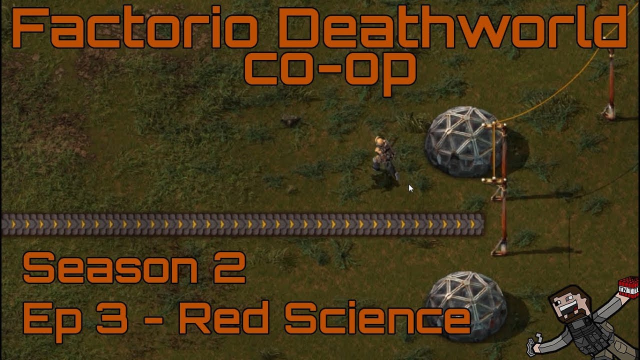 Factorio - Season 2 (Deathworld co-op) Ep 3 - Red Science - YouTube