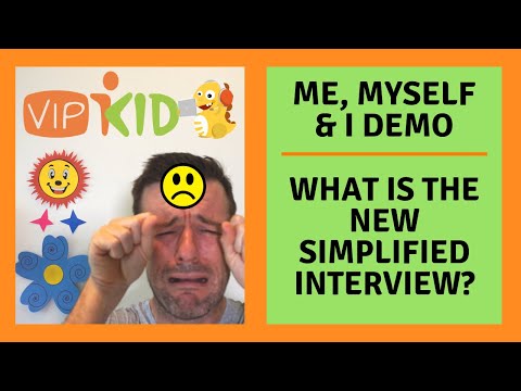 What is the VIPKid Simplified Live or Recorded Demo Interview (Actual Slides): Me, Myself & I