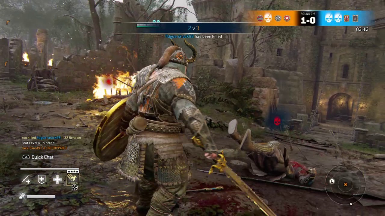 For Honor Season 3 Grudge and Glory Warlord Sentinel Gameplay