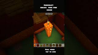 🏠 FREE FIRE HOUSE BUILD in 30 Seconds! 🔥#minecraft #shorts #freefire