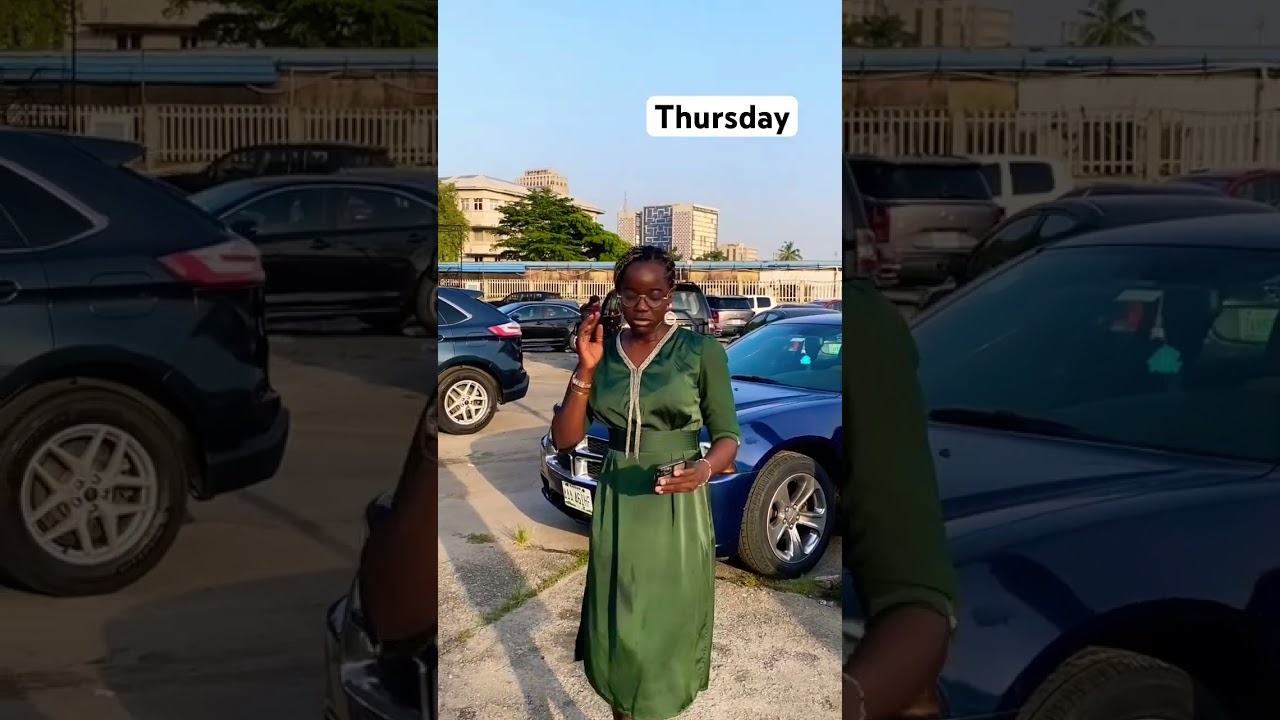 DAY OF THE WEEK! Check this out. 